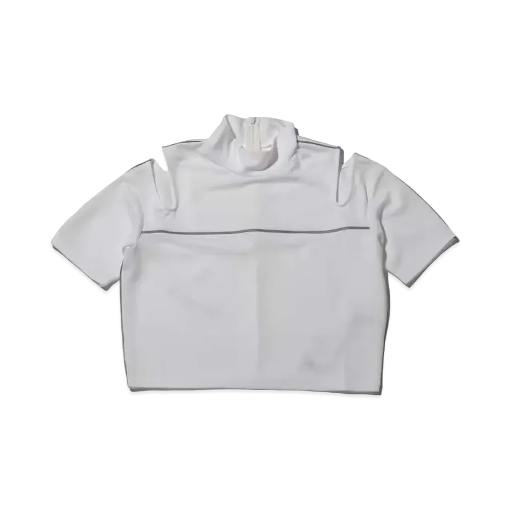 atmos pink Short Length Shoulder Opening Tops "White"