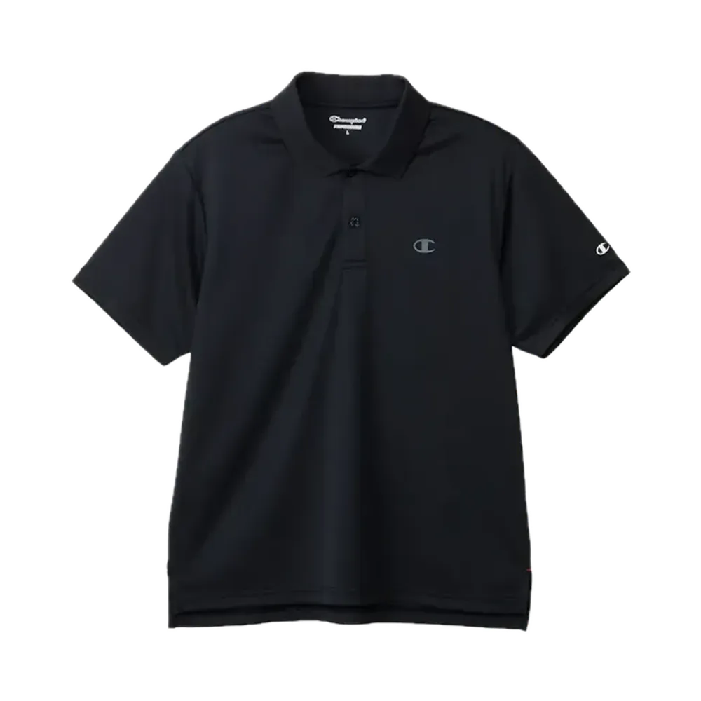 Champion Large Size Polo Shirt 25SS "Black"