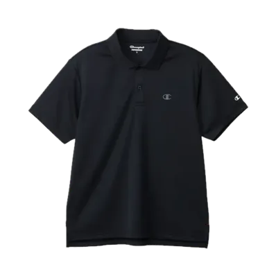 Champion Large Size Polo Shirt 25SS "Black"