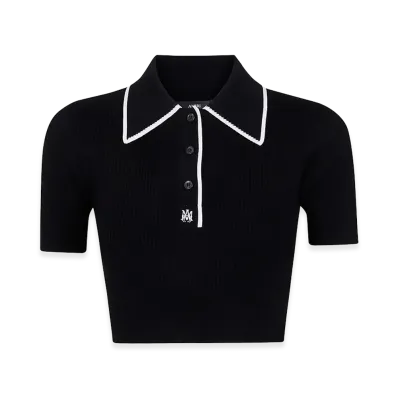 AMIRI Women's Polo Shirt "Black"