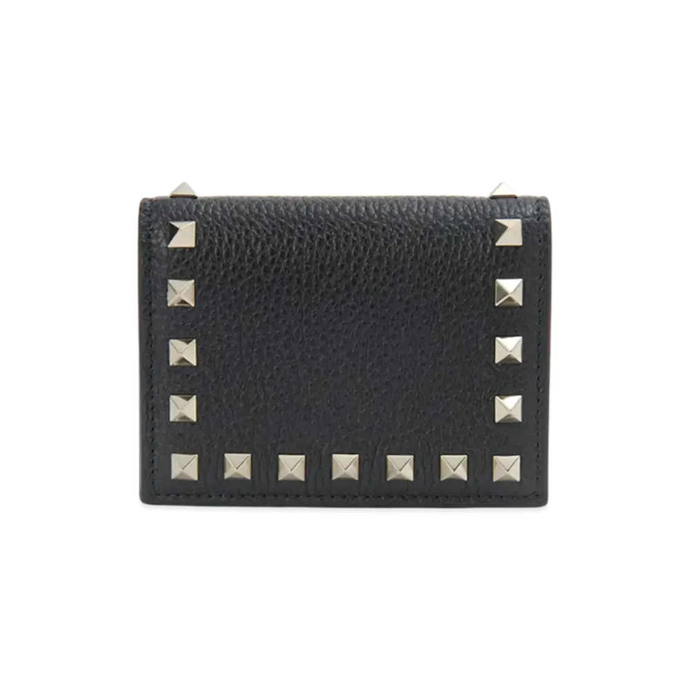 Valentino Flap French Wallet "Black"