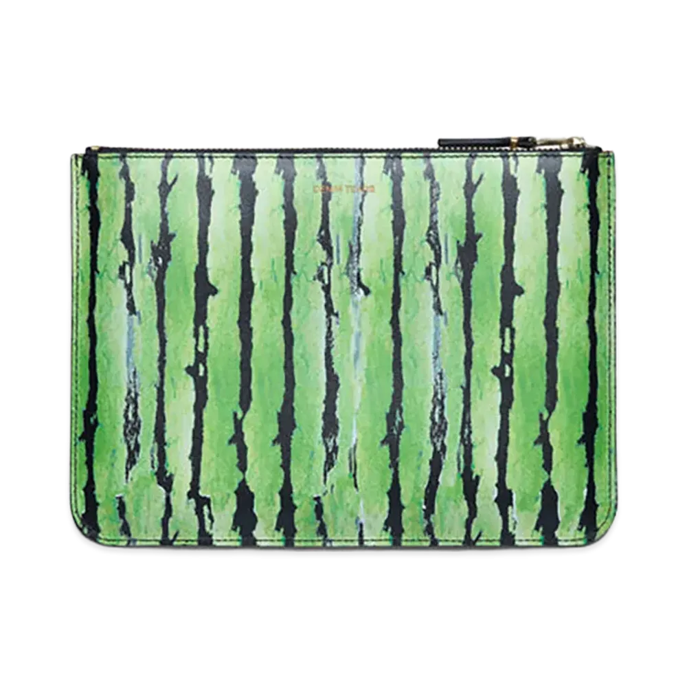 DENIM TEARS Rind Zip Pouch "Green"