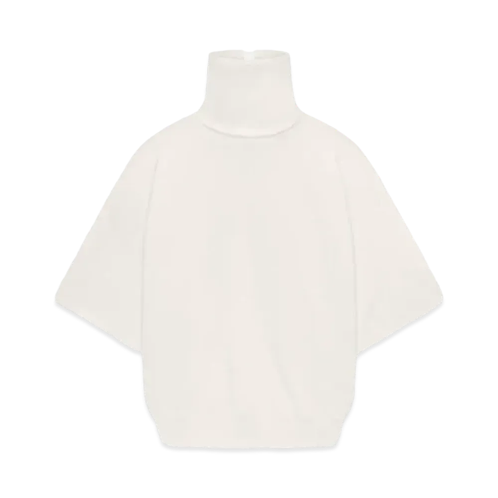 FEAR OF GOD Merino Knit High Neck Tee "Cream"