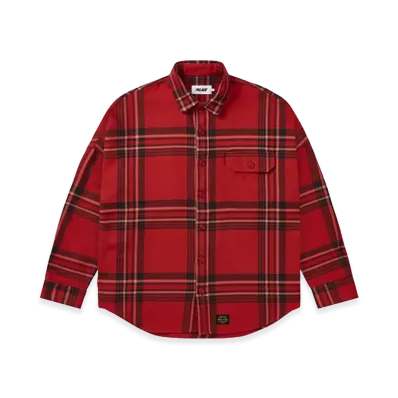 PALACE Surplus Flannel Shirt "Red"