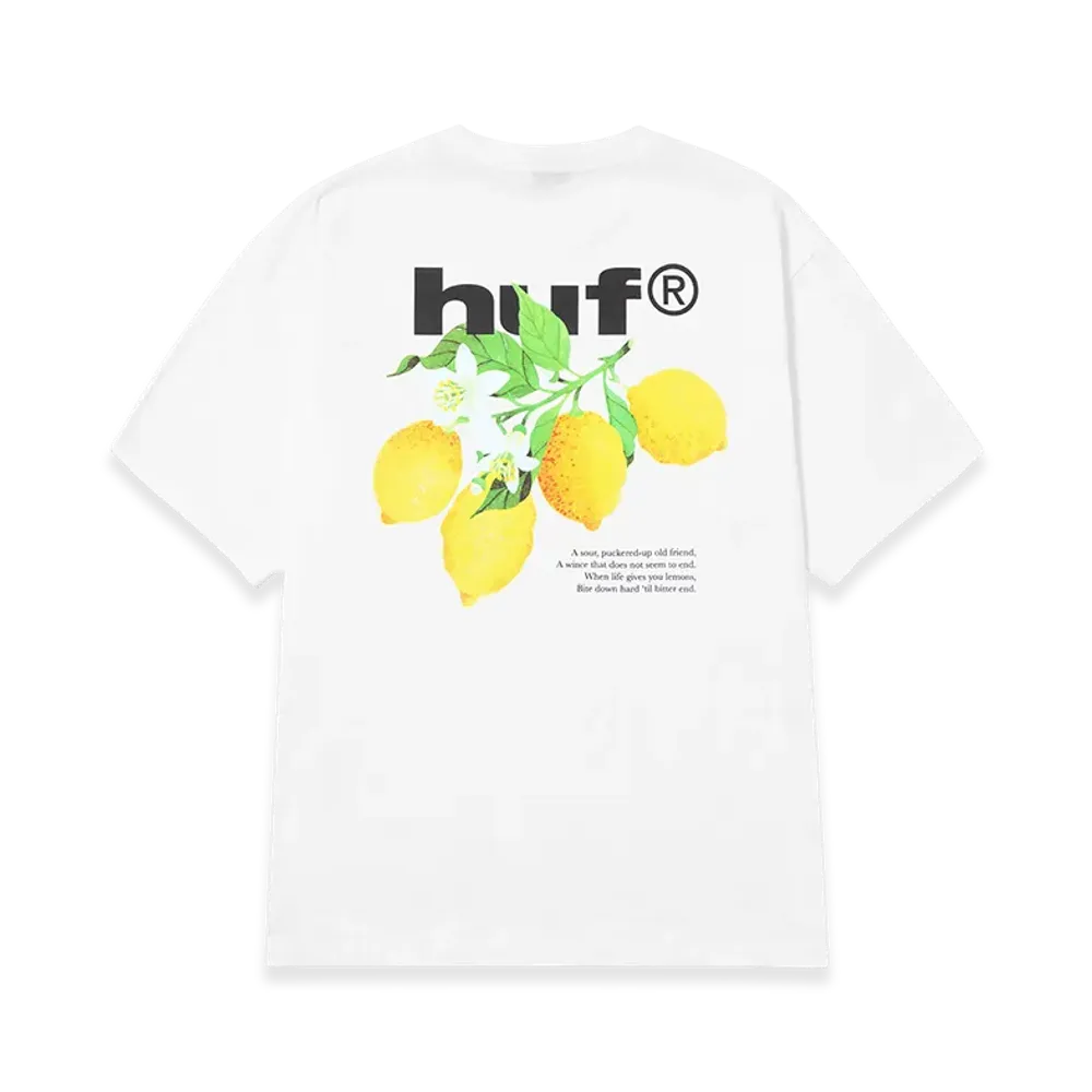 HUF Sour Lemon Tee "White"