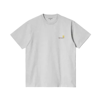 Carhartt WIP S/S American Script T-Shirt "Ash Heather"
