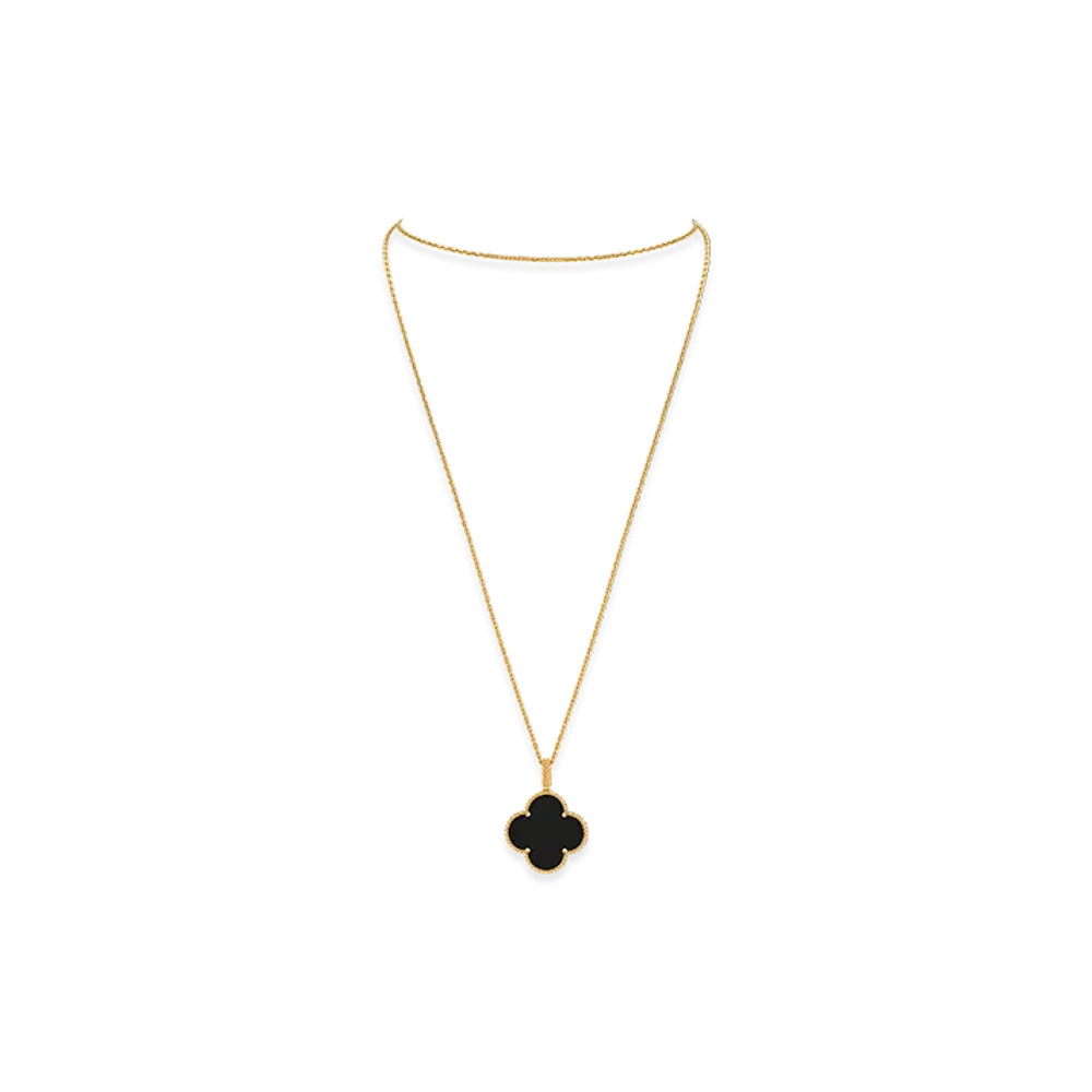 Van Cleef & Arpels Magic Alhambra long necklace 1 motif "18K Yellow gold/Onyx"