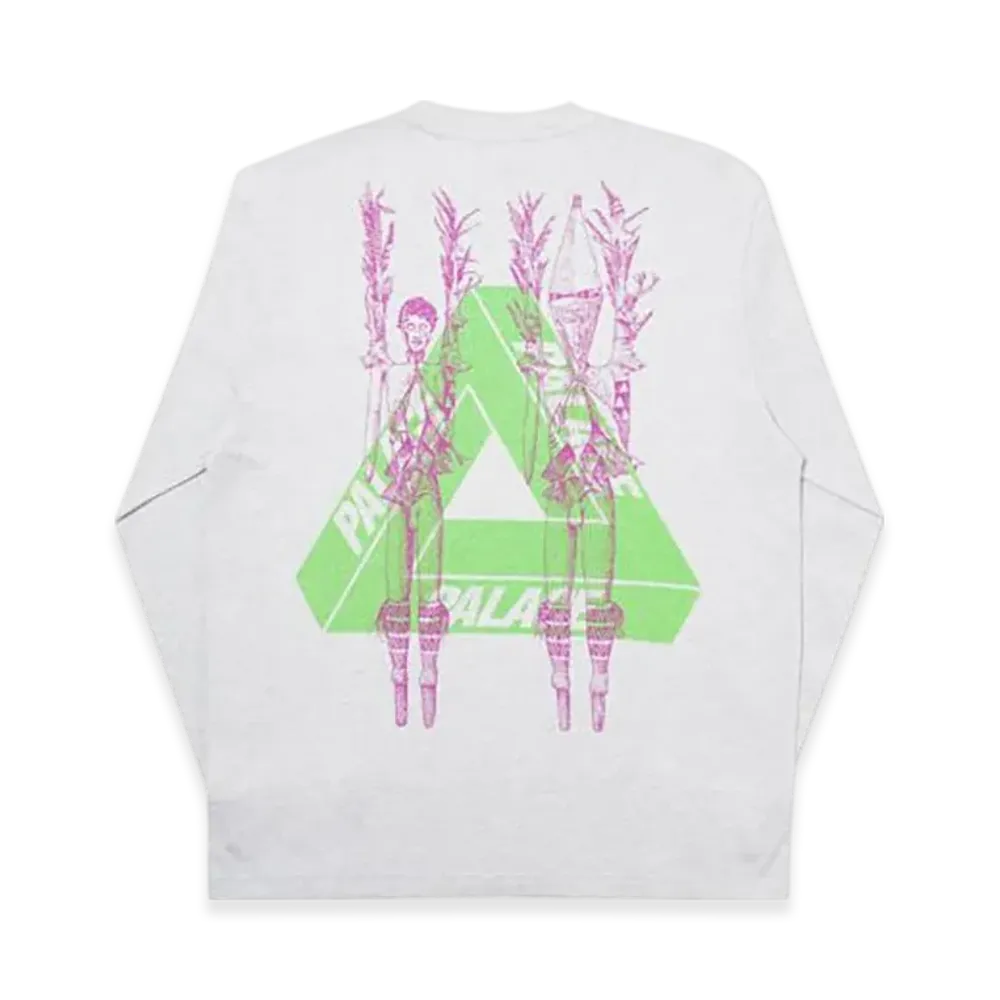 PALACE Pair Of Hippys Longsleeve "Grey Marl"
