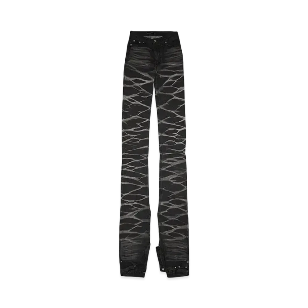 SURGERY yoonseul long length double jeans "BLACK"