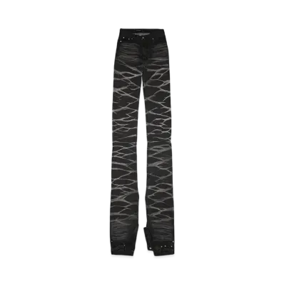 SURGERY yoonseul long length double jeans "BLACK"