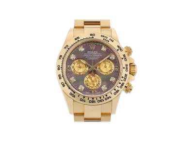 ROLEX Cosmograph Daytona 8P Diamonds "Black Shell/Yellow Gold"