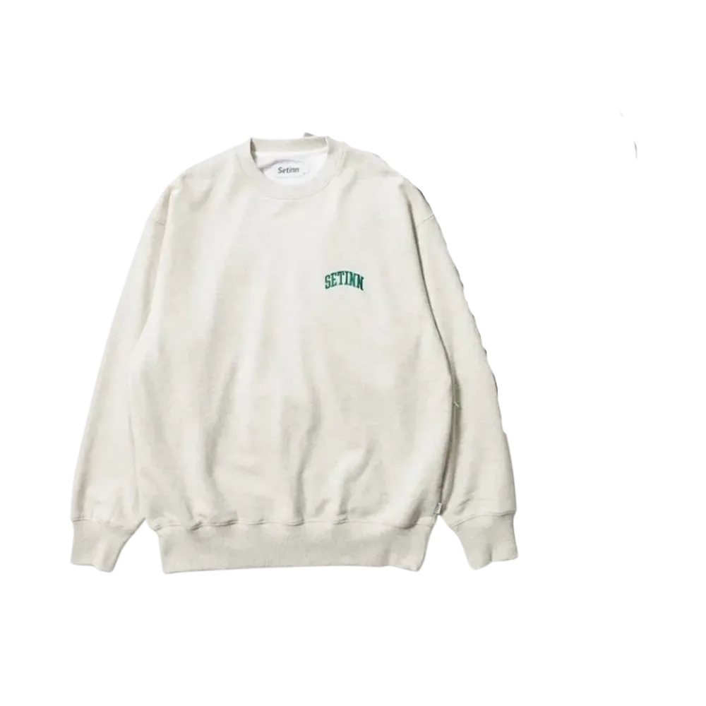 Setinn x Bshop Bookstore Crew Sweat "White"