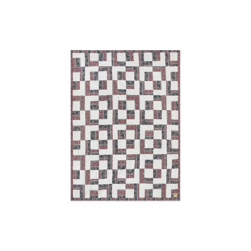 Aime Leon Dore Paisley Stripe Pattern Quilt "Multi"