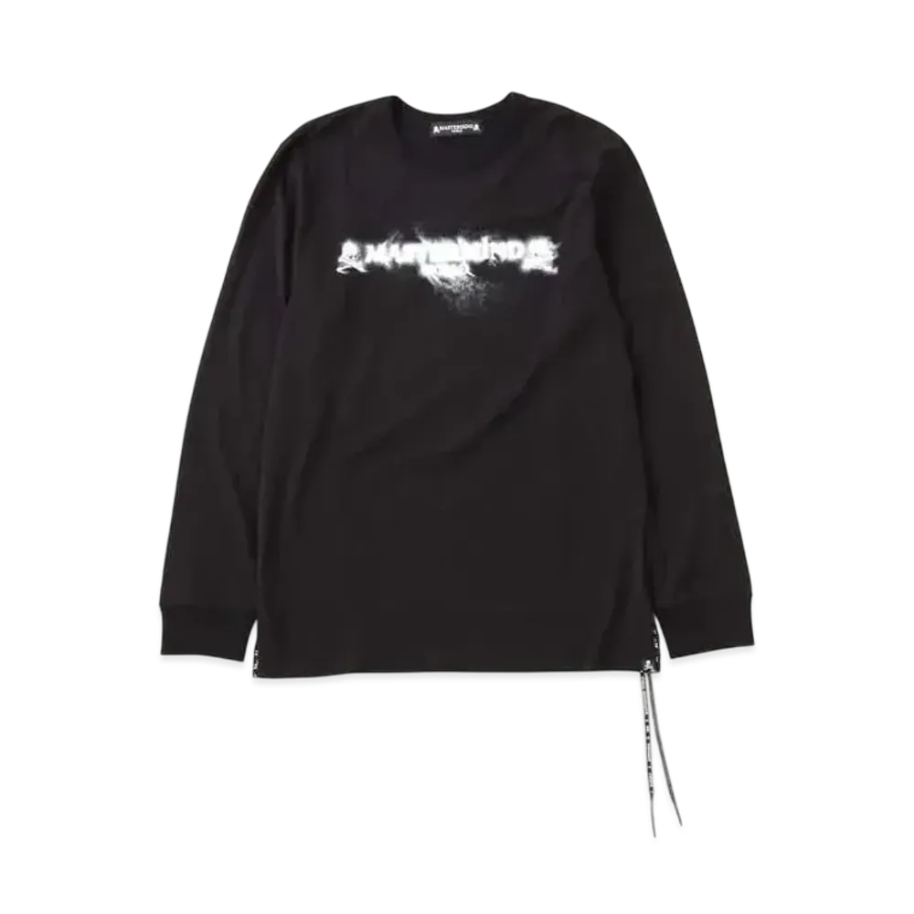 mastermind WORLD Sand Logo LS Tee "Black"