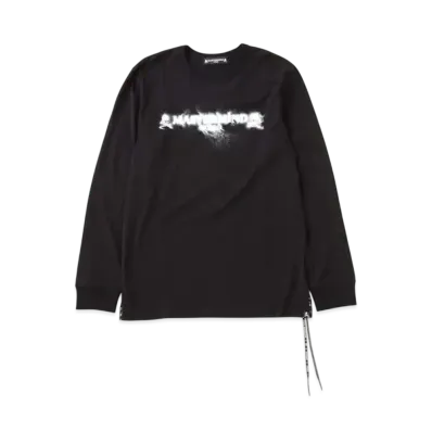 mastermind WORLD Sand Logo LS Tee "Black"