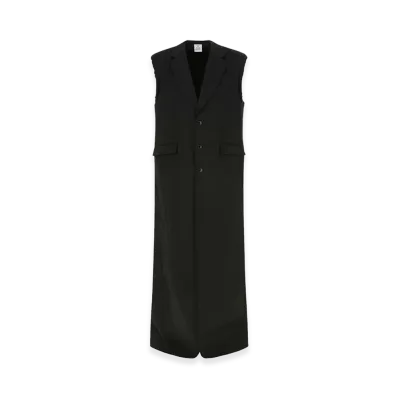 VETEMENTS Stretch Wool Coat "Black"