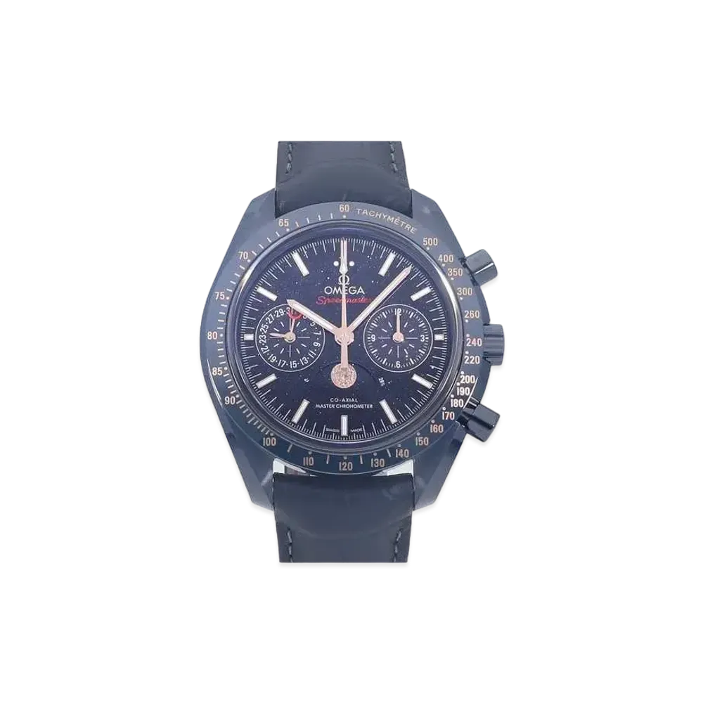 OMEGA Blue Side of the Moon Speedmaster Moon Phase "Blue" 304.93.44.52.03.002