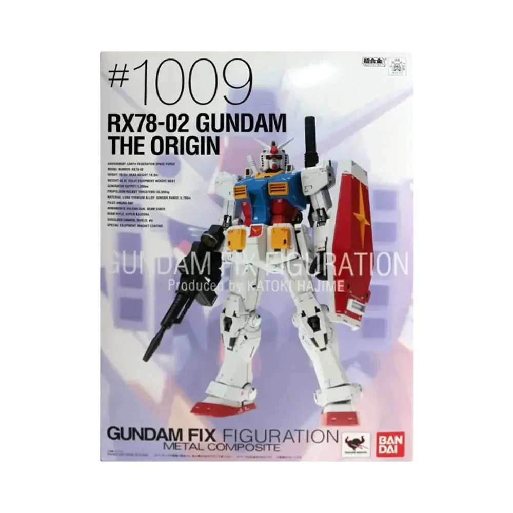 BANDAI "GUNDAM FIX FIGURATION METAL COMPOSITE" -Mobile Suit Gundam: The Origin- RX78-02 Gundam THE ORIGIN [Re: PACKAGE]