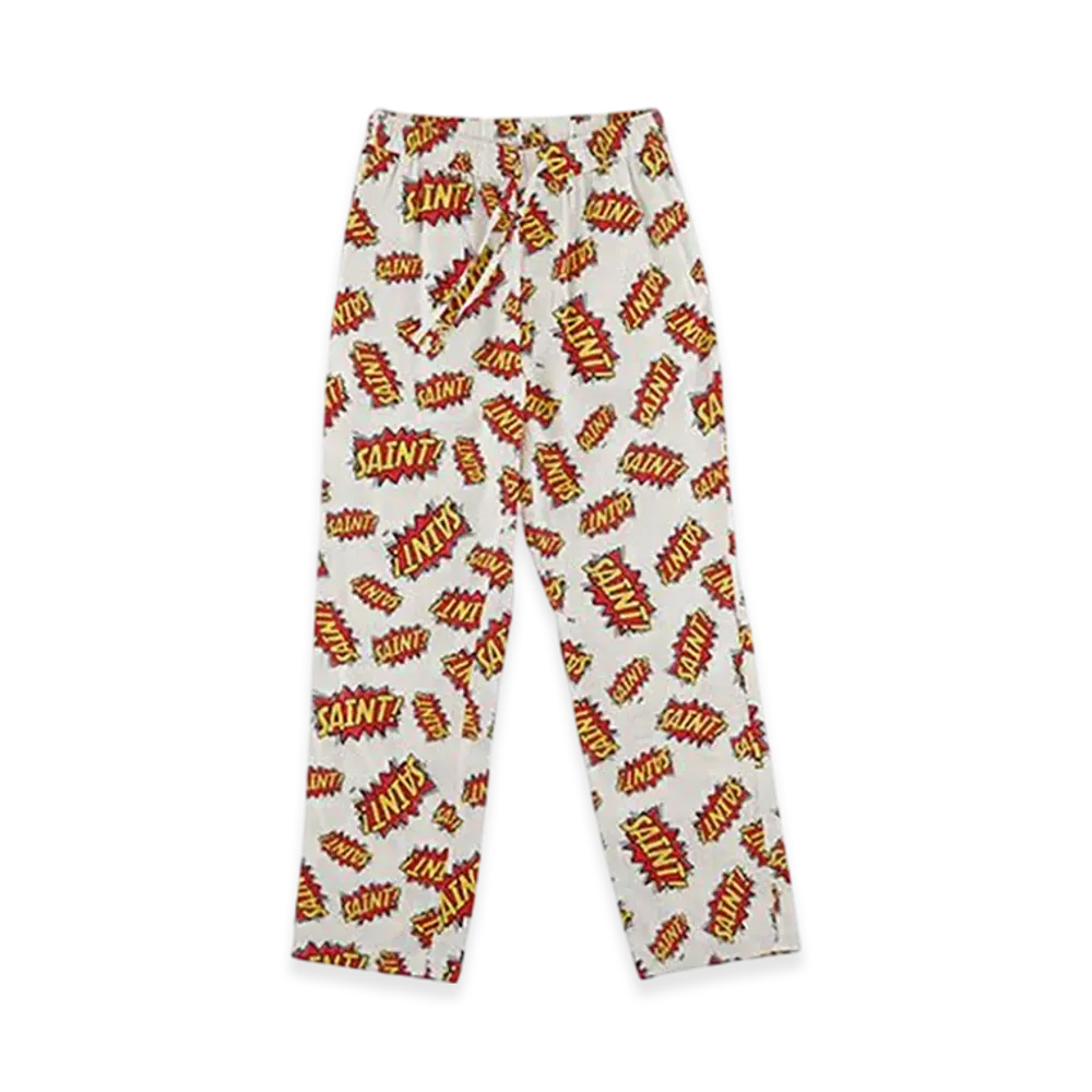 Saint Mxxxxxx Pajama Pants Pow "White"
