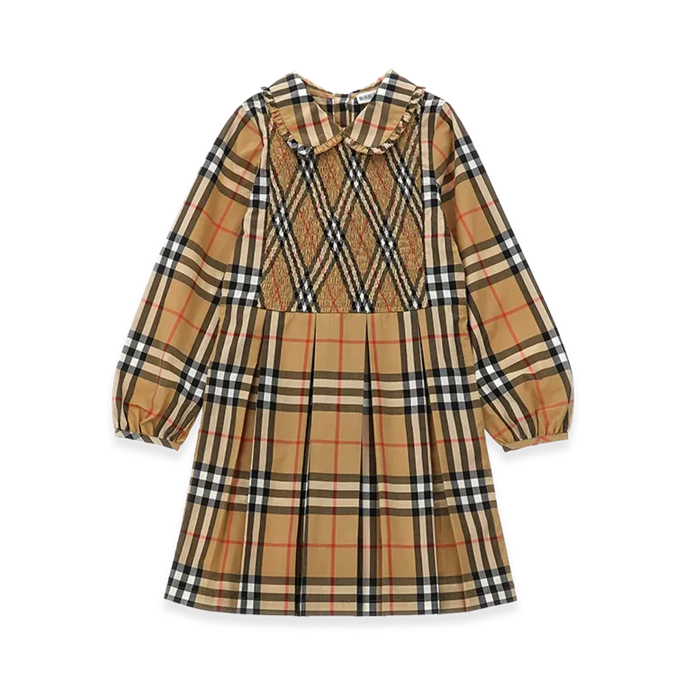 Burberry Kids ida Dress "Beige"