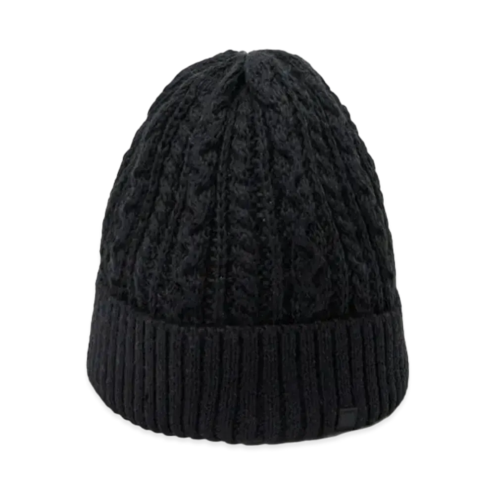 DAIWA PIER39 Tech Cable Watch Cap "Black"