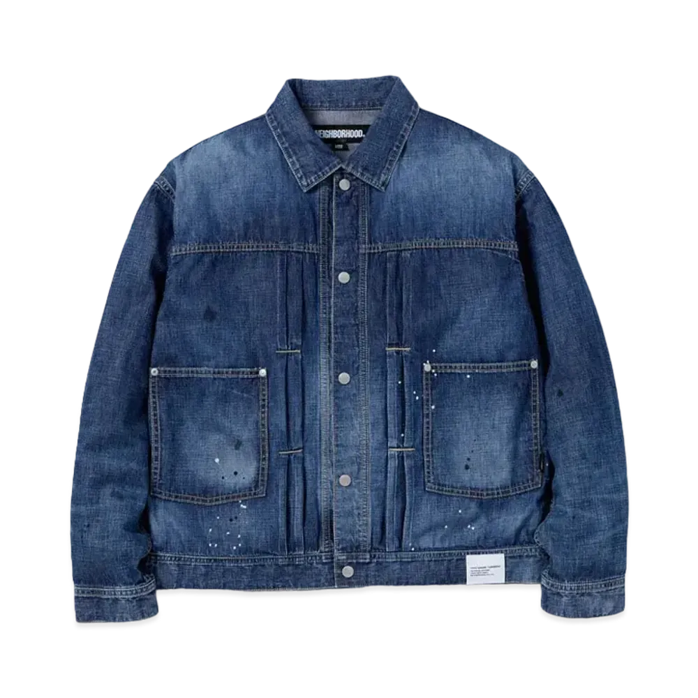 NEIGHBORHOOD Washed Lightweight Denim Jacket "Indigo"