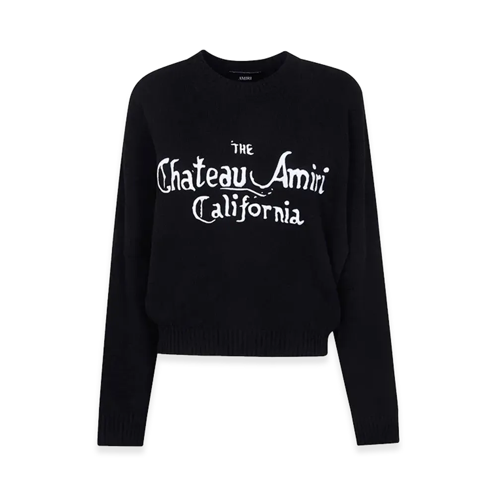 AMIRI Women's Chateau Sweater "Black"
