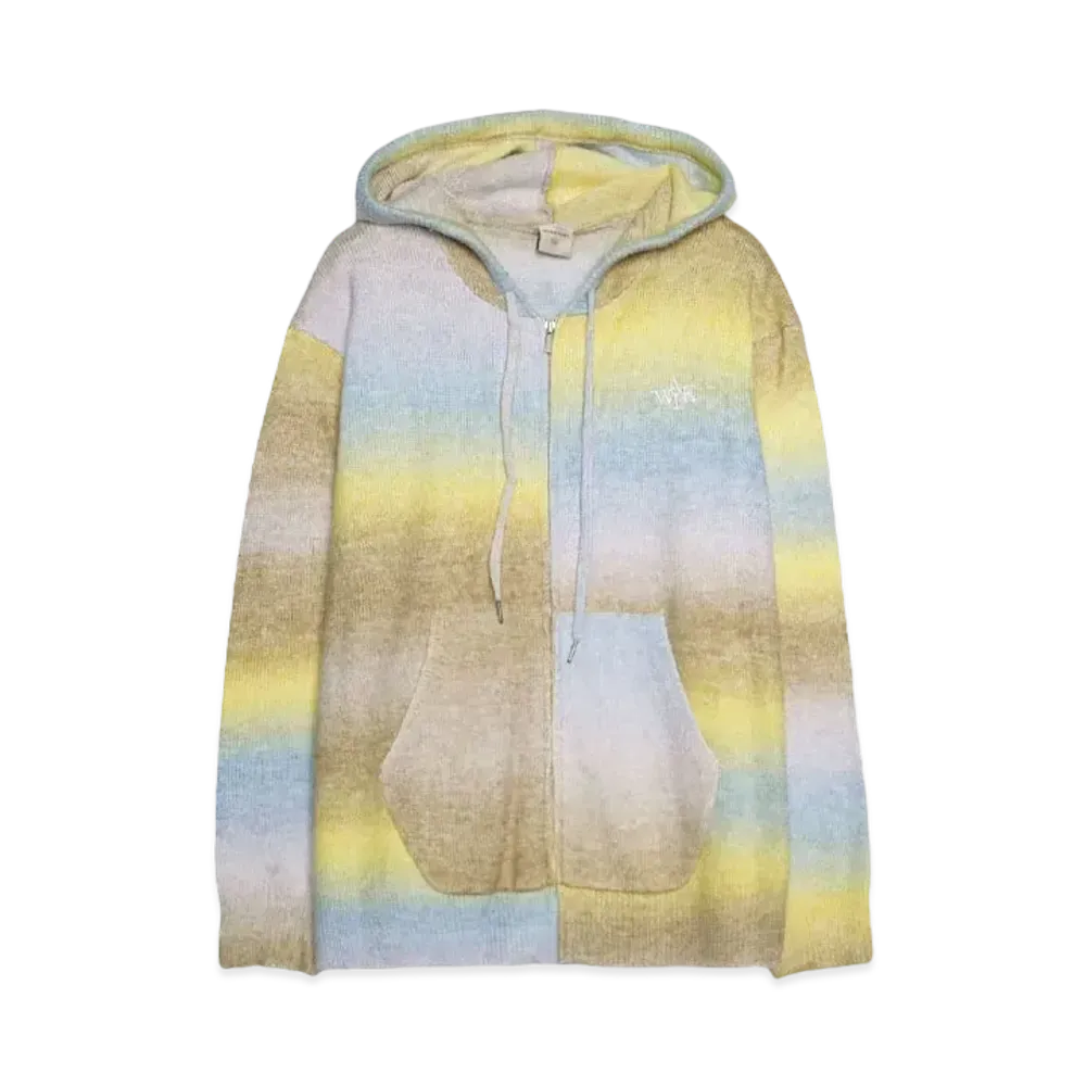 Walk In Paris Eldorado knit zipped hoodie "LILA"
