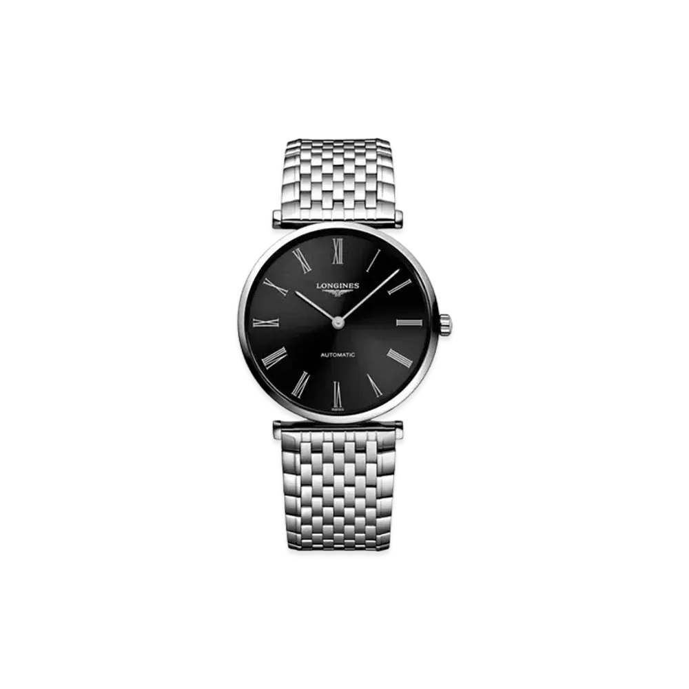 Longines La Grande Classique de Longines 36.00mm "Black Sun Ray/Stainless Steel" L4.908.4.51.6