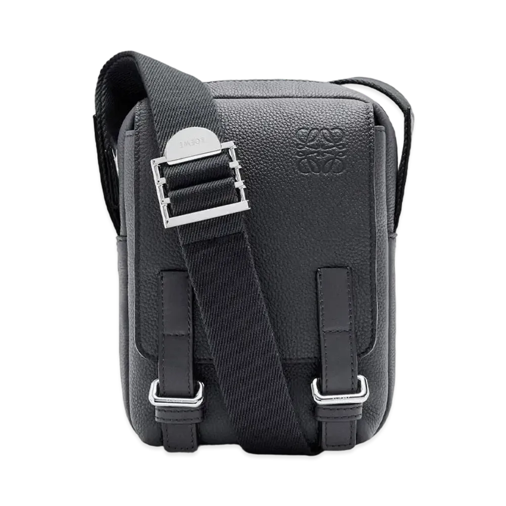 LOEWE Xs Military Crossbody In Soft Grained Calfskin "Anthracite"