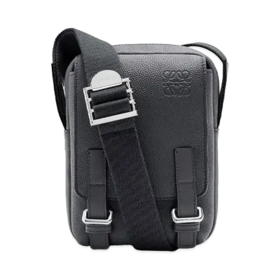 LOEWE Xs Military Crossbody In Soft Grained Calfskin "Anthracite"