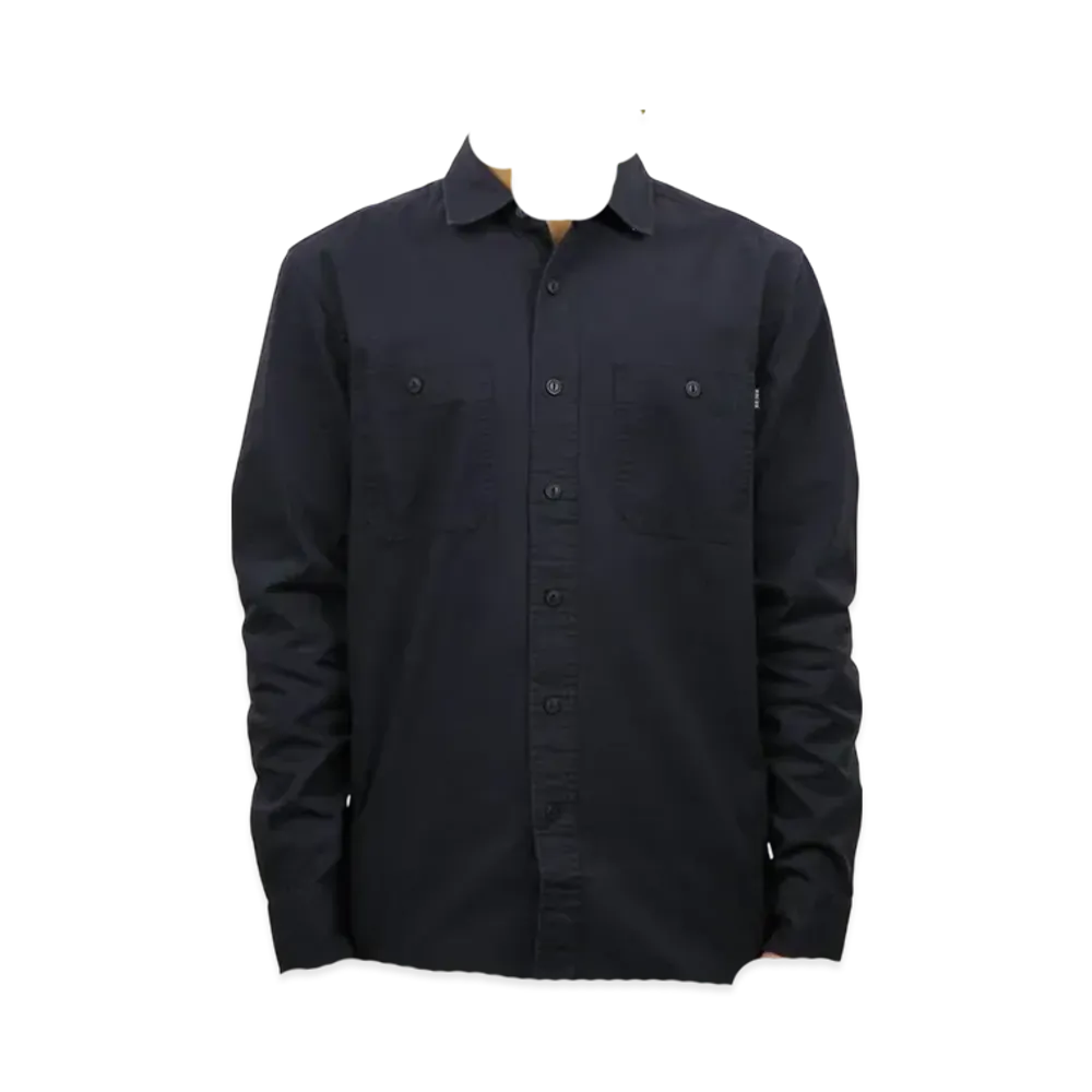 POLeR Hawthorn LS Ripstop Woven "Navy"