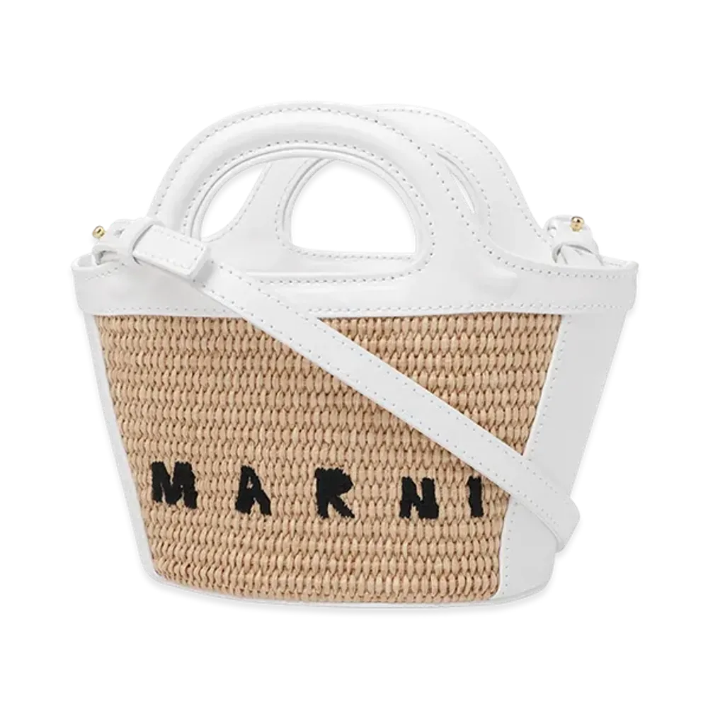 MARNI 2Way Tropicalia Micro Bag "Sandstorm/Lilywhite"