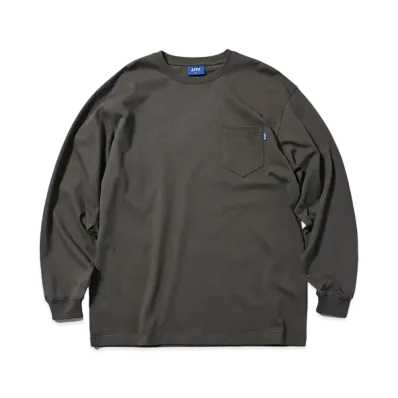 Lafayette SOLID POCKET L/S TEE "BLACK"