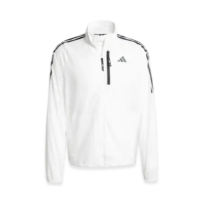 adidas Own The Run Three Stripes Packable Jacket "White"