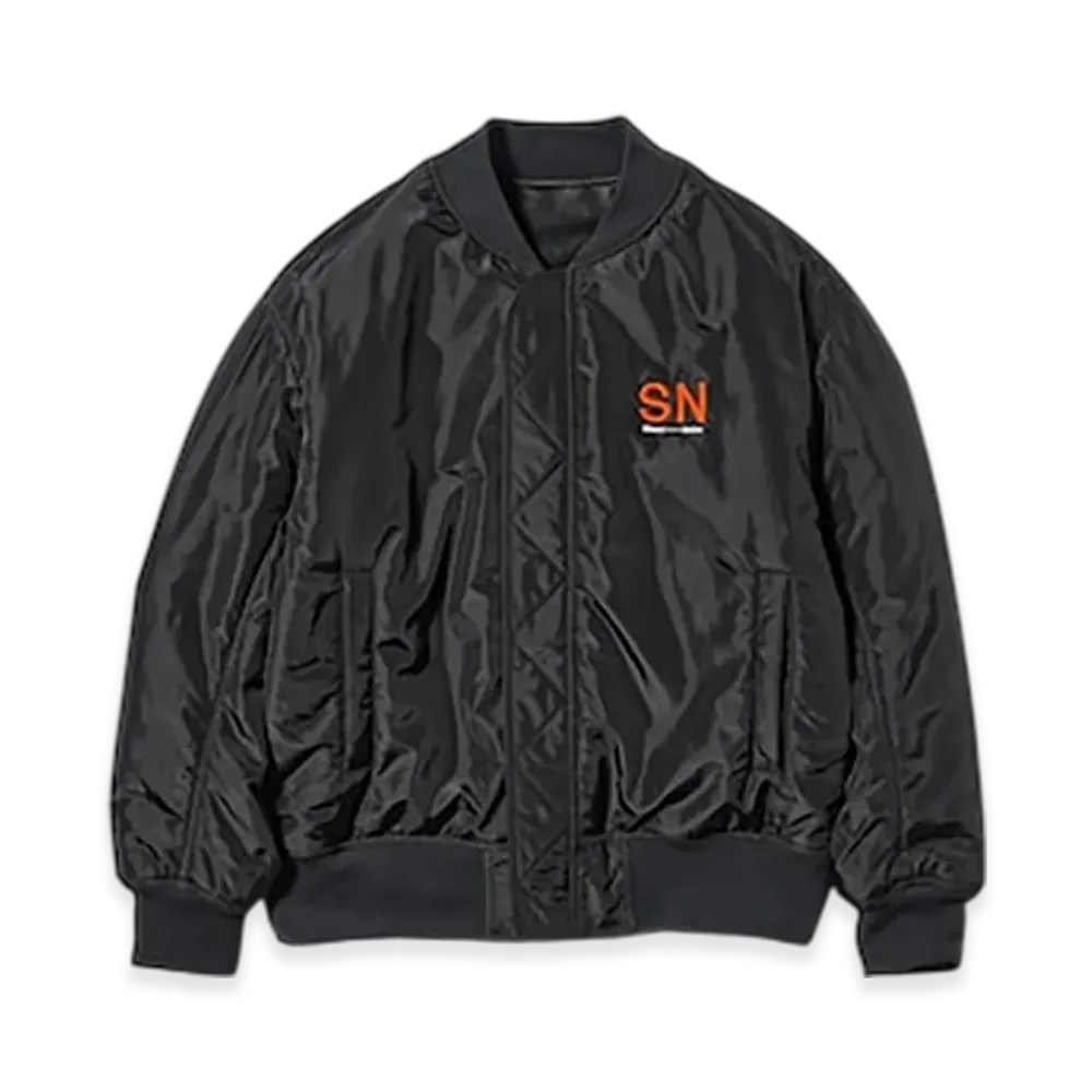 GU x UNDERCOVER Faux Leather Reversible Blouson "Black"