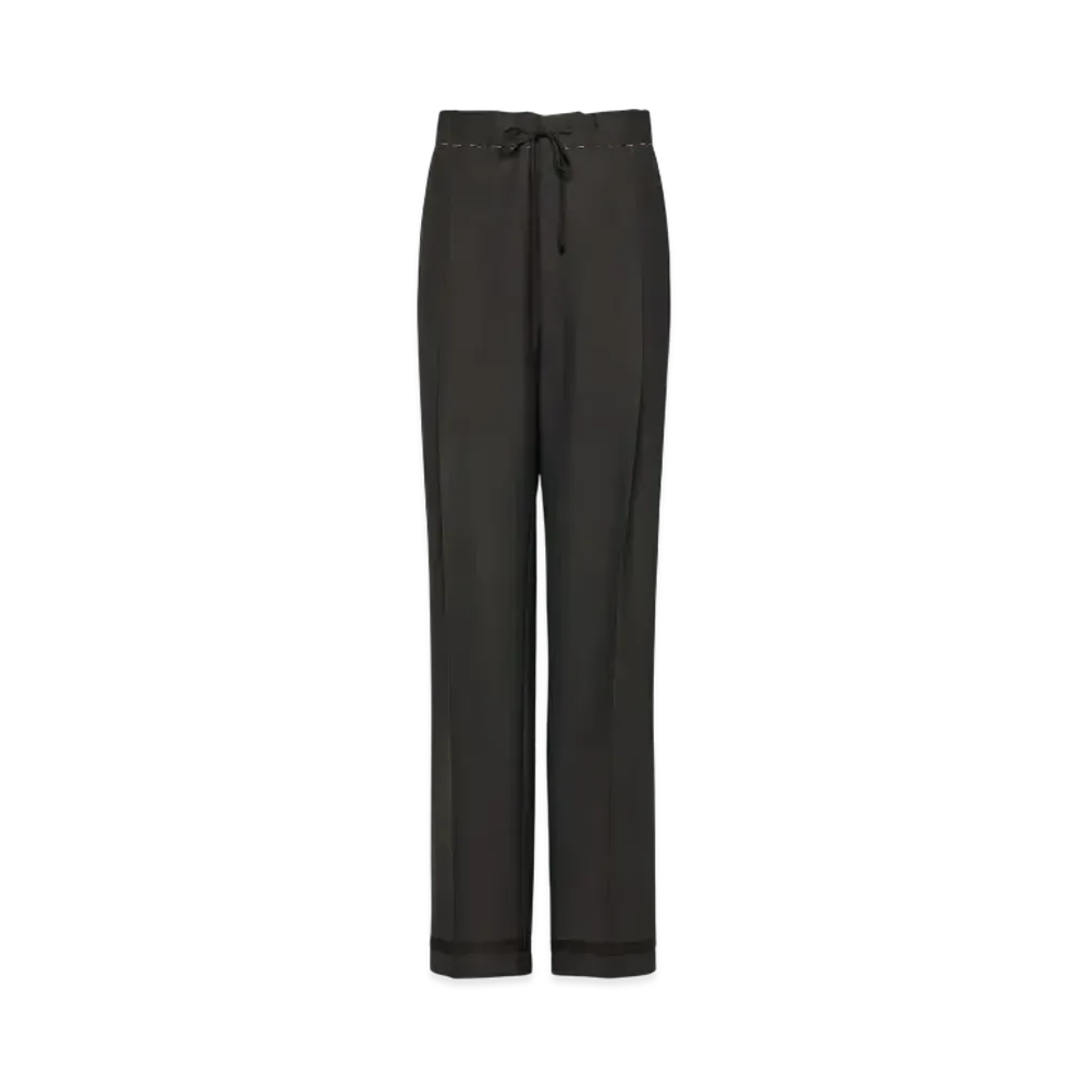 Maison Margiela Women's Mohair Trousers "Blue"