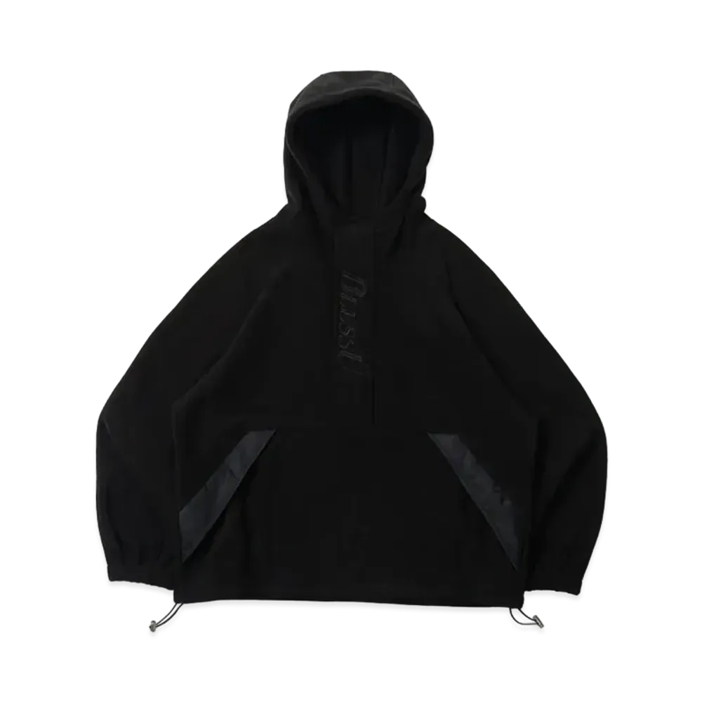 BLESS U Half-zip Fleece Parka "Black"