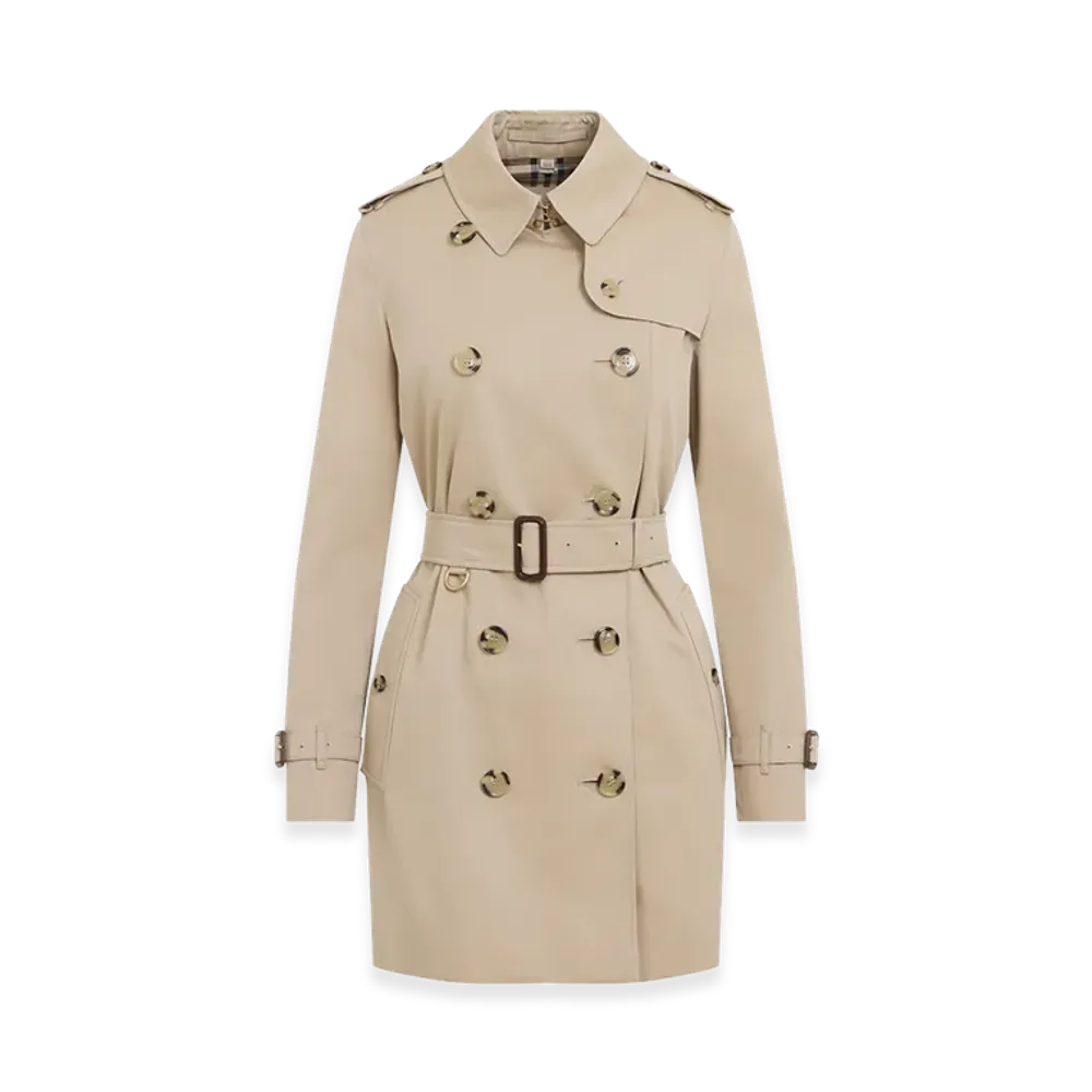 Burberry Women's Kensington Heritage Long Trench Coat "Beige"