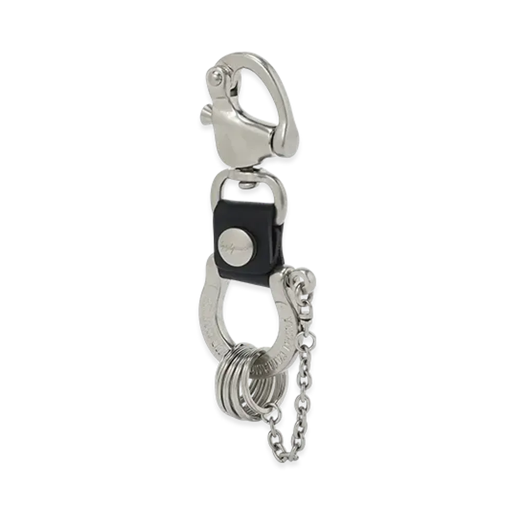 Yohji Yamamoto POUR HOMME Brass/Iron YY Signature Carabiner "Black"