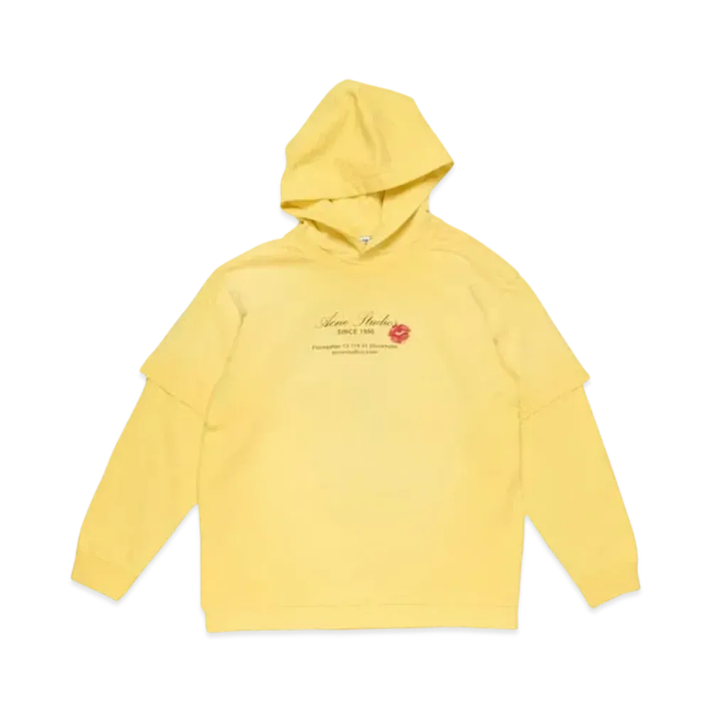 Acne Studios Double Layered Hoodie "Bright Yellow"