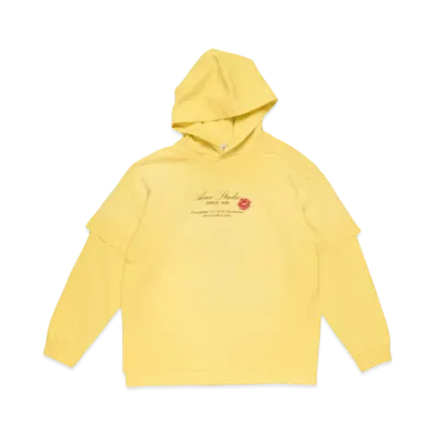 Acne Studios Double Layered Hoodie "Bright Yellow"