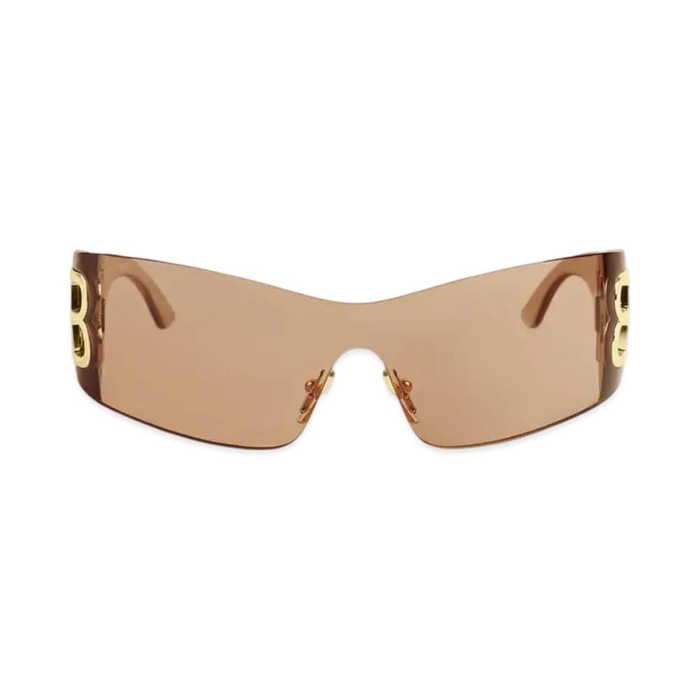 BALENCIAGA Bossy Mask Sunglasses "Light Brown"