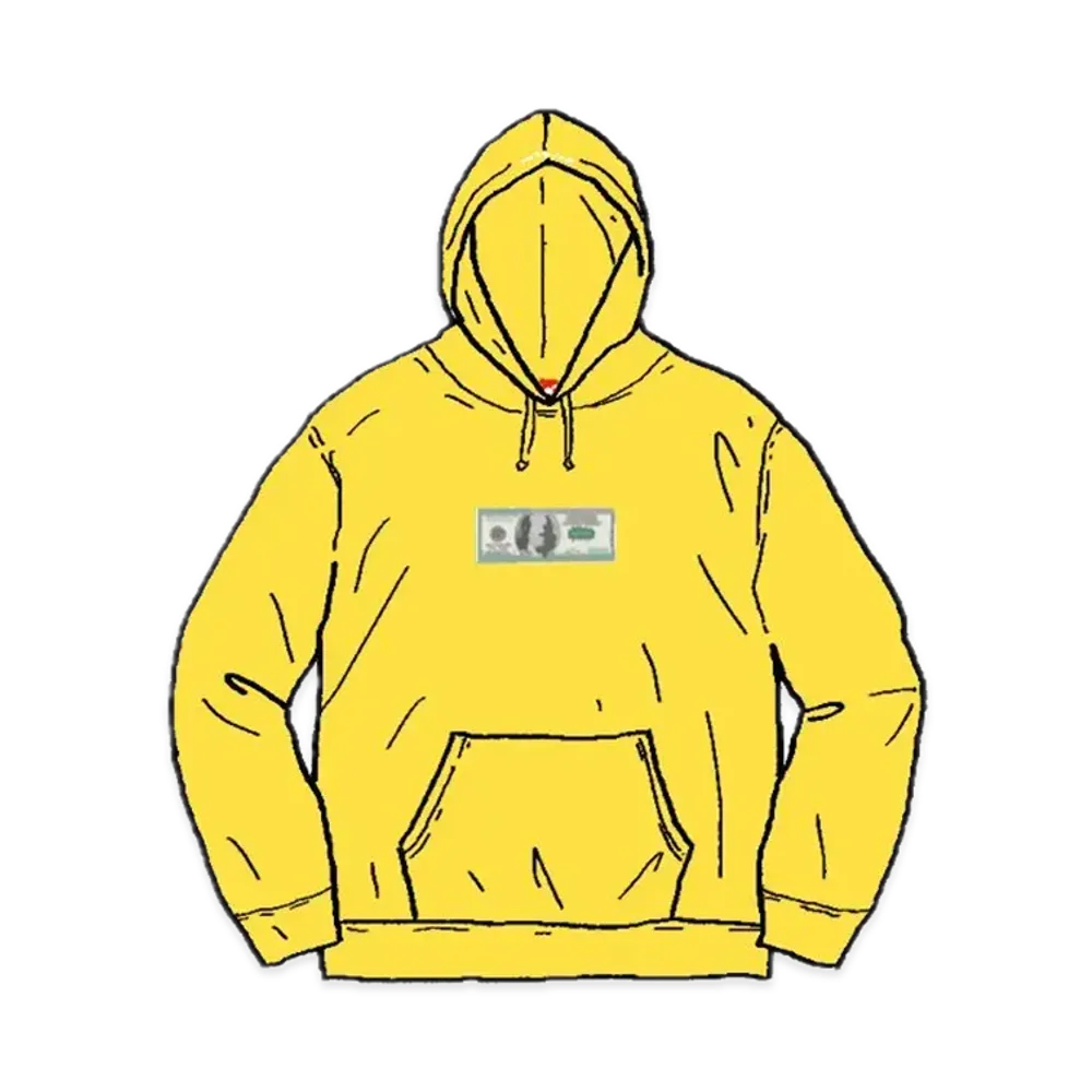 Supreme Franklin Hooded Sweatshirt "Yellow"