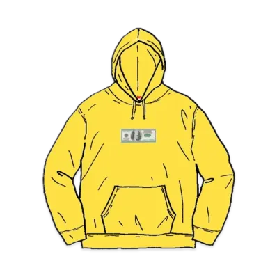 Supreme Franklin Hooded Sweatshirt "Yellow"