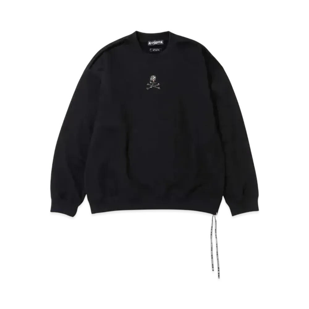 mastermind WORLD B. Swarovski(R) High Crewneck "Black"