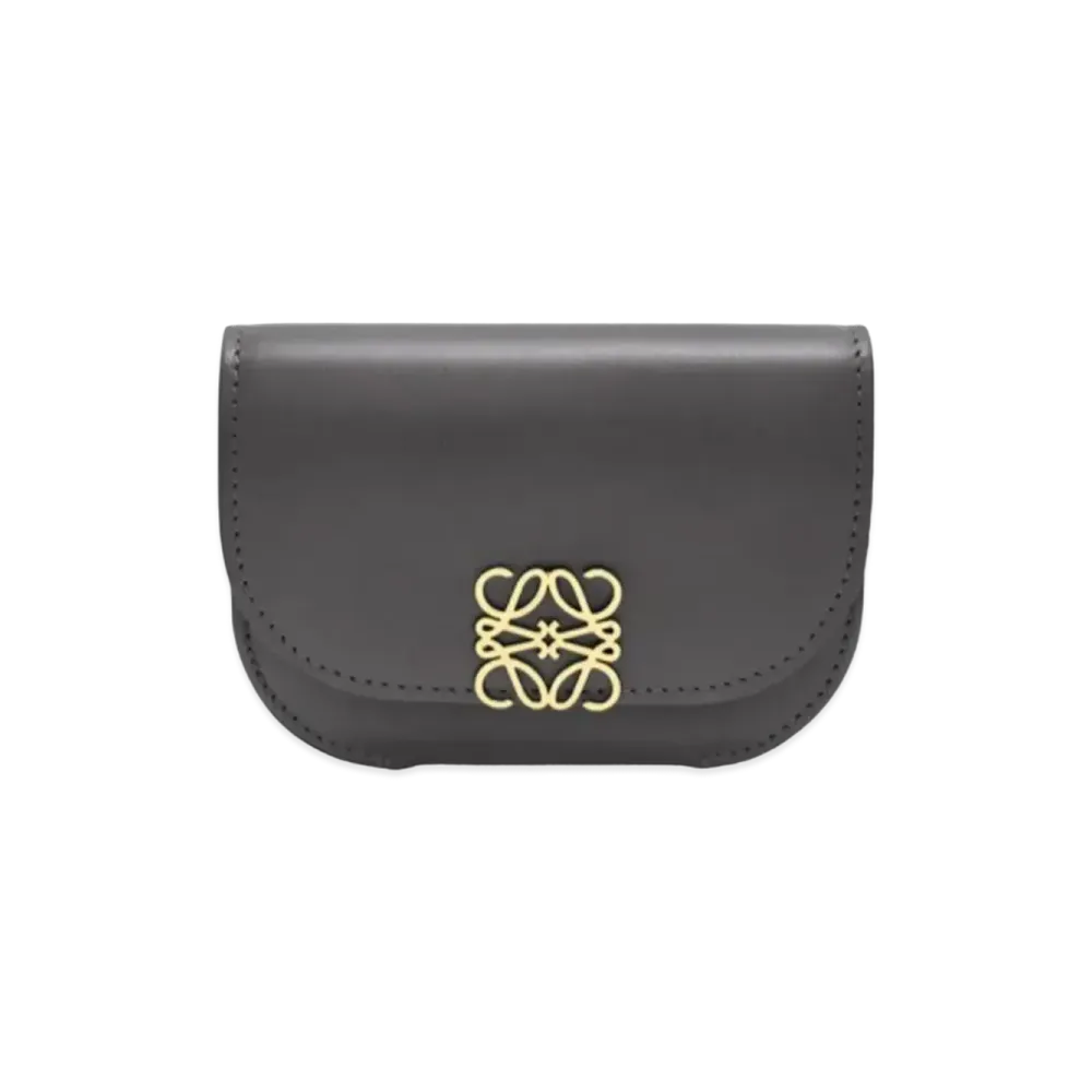 LOEWE Goya Cardholder In Silk Calfskin "Black"