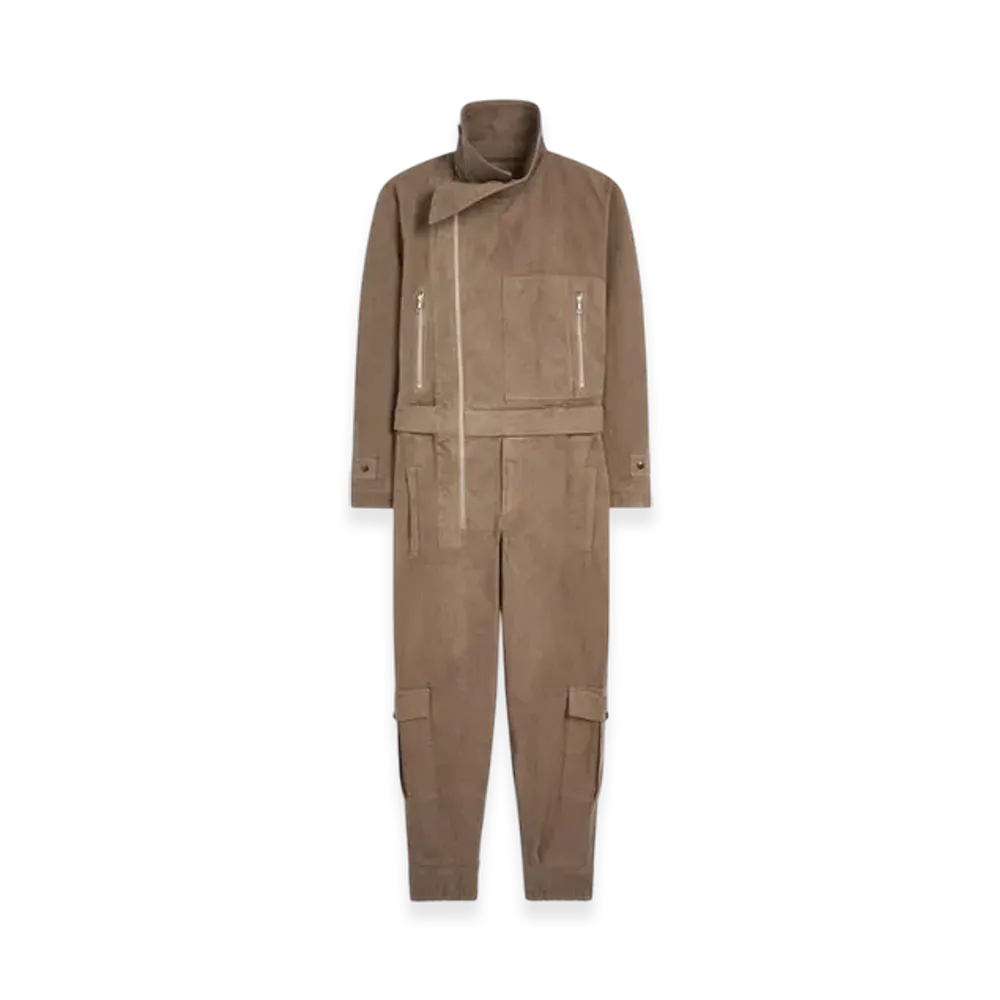 DRIES VAN NOTEN Overdyed Jumpsuit "Taupe"