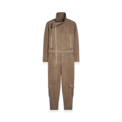 DRIES VAN NOTEN Overdyed Jumpsuit "Taupe"