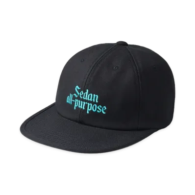 SEDAN ALL-PURPOSE Old English Logo Cap "Black"